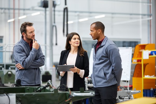 Experten diskutieren in der Werkstatt